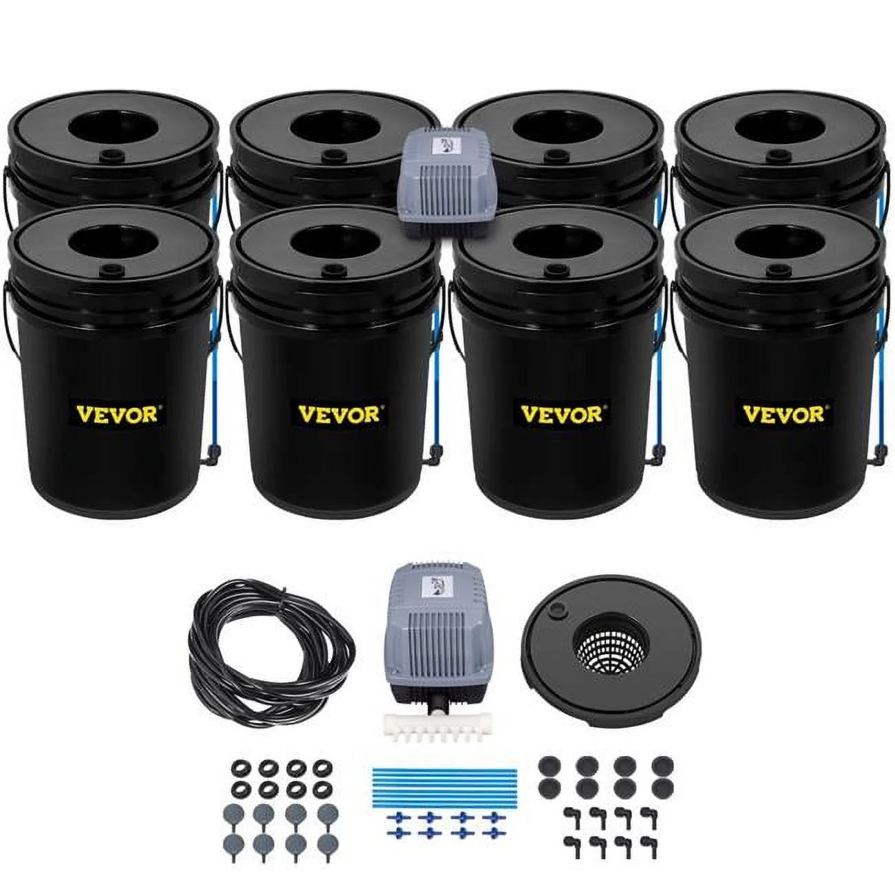 Vevor SSSPXTYX8110VT55FV1 5 gal DWC Hydroponic System