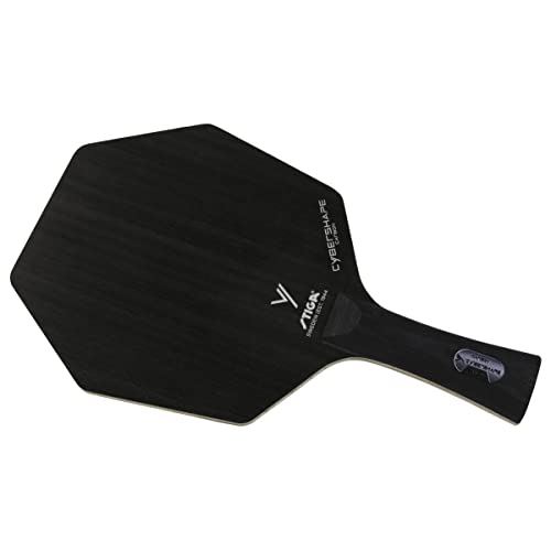 STIGA Cybershape Carbon Table Tennis Blade | Ping Pong Paddle - Unique Design for Larger Hitting Area & Increased Control - Competition Approved
