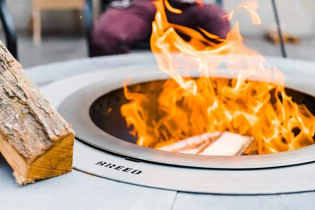 Breeo x Series 24 Smokeless Fire Pit Insert Package | Corten Steel | American Made