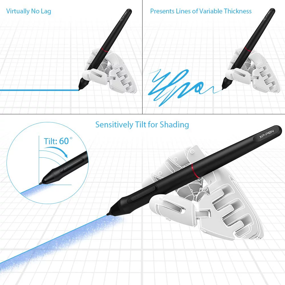 XP-PEN Artist 15.6 Pro Graphics Drawing Tablet Full-Laminated Pen Display with 60 Degree Tilt Function, Red Dial, 8192 Levels Pen Pressure