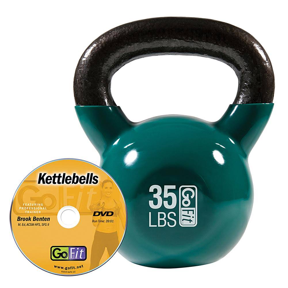 GoFit 35lb Contour Kettlebell