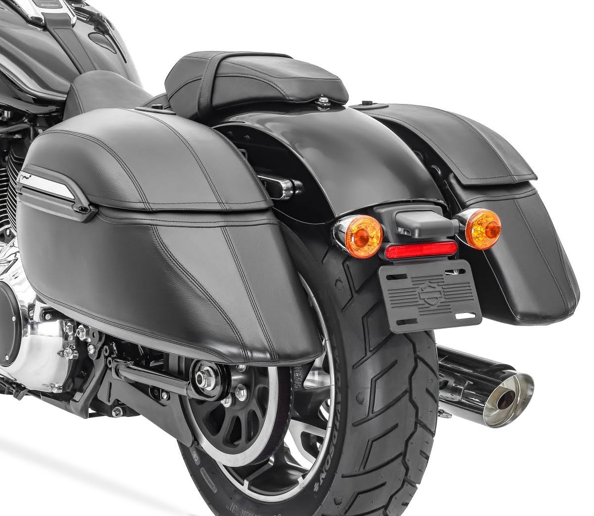 Side Case Set Harley Sportster 1200 T Superlow Craftride K3 33Ltr in Black