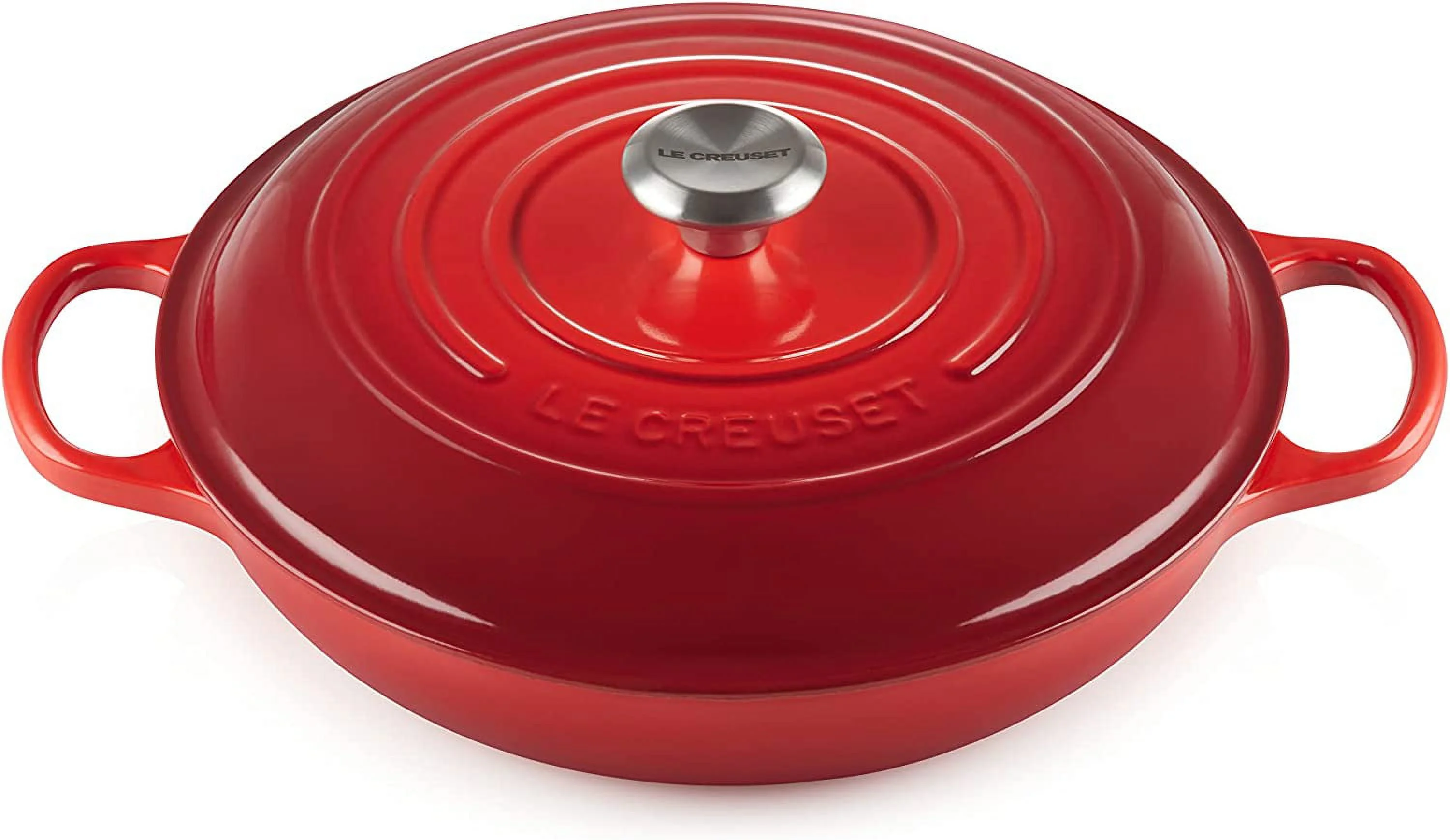 Creuset Signature Enameled Cast Iron Cookware Set  7-Piece  Marseille