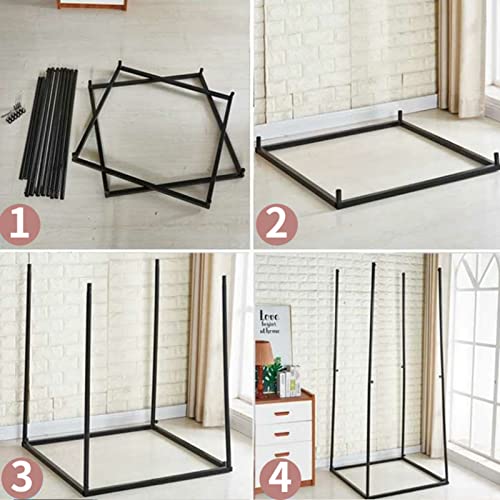 YUYI Clothing Store Fitting Room, Portable Simple Changing Room with Shading Curtain, Foldable Privacy Protection Dressing Room for Fashion Photoshoots Private Space, 5 Colour Stable Durable (Color