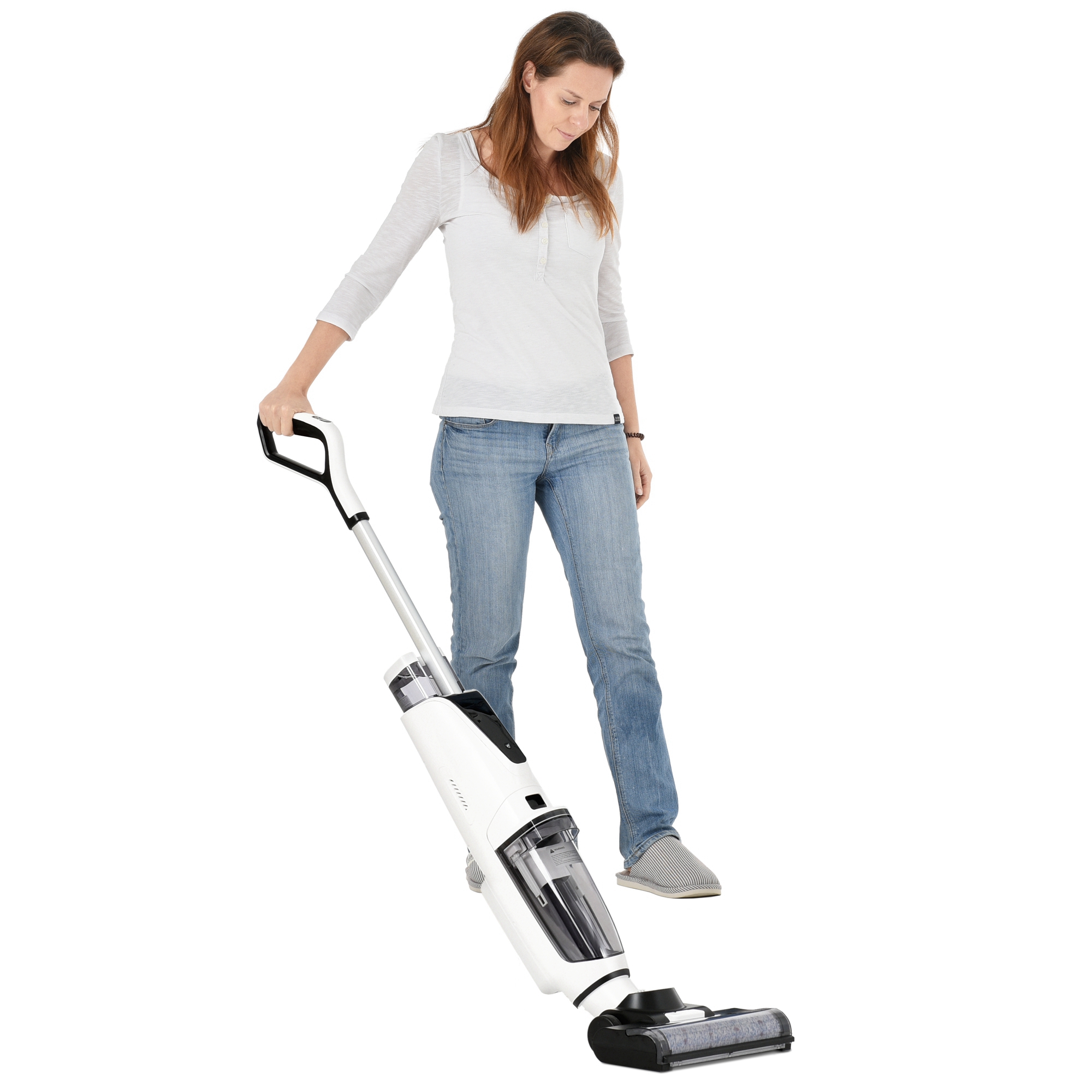 Wireless Wet/Dry Vacuum Cleaner, 3-in-1 Floor Cleaner with Two Tank System,Self-Cleaning System and LED Display ,5000 mAh