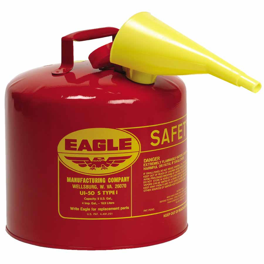 Eagle Type I Red Safety Can, 1-gal. UI-10-FS
