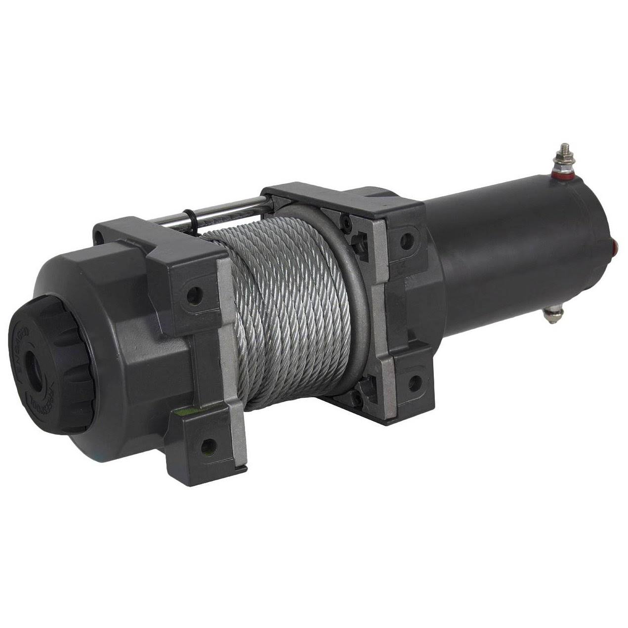 Rareelectrical 3500lb ATV Winch Assembly 08-14 Polaris RZR Razor ATV 1.21hp 166:1 Gear Ratio