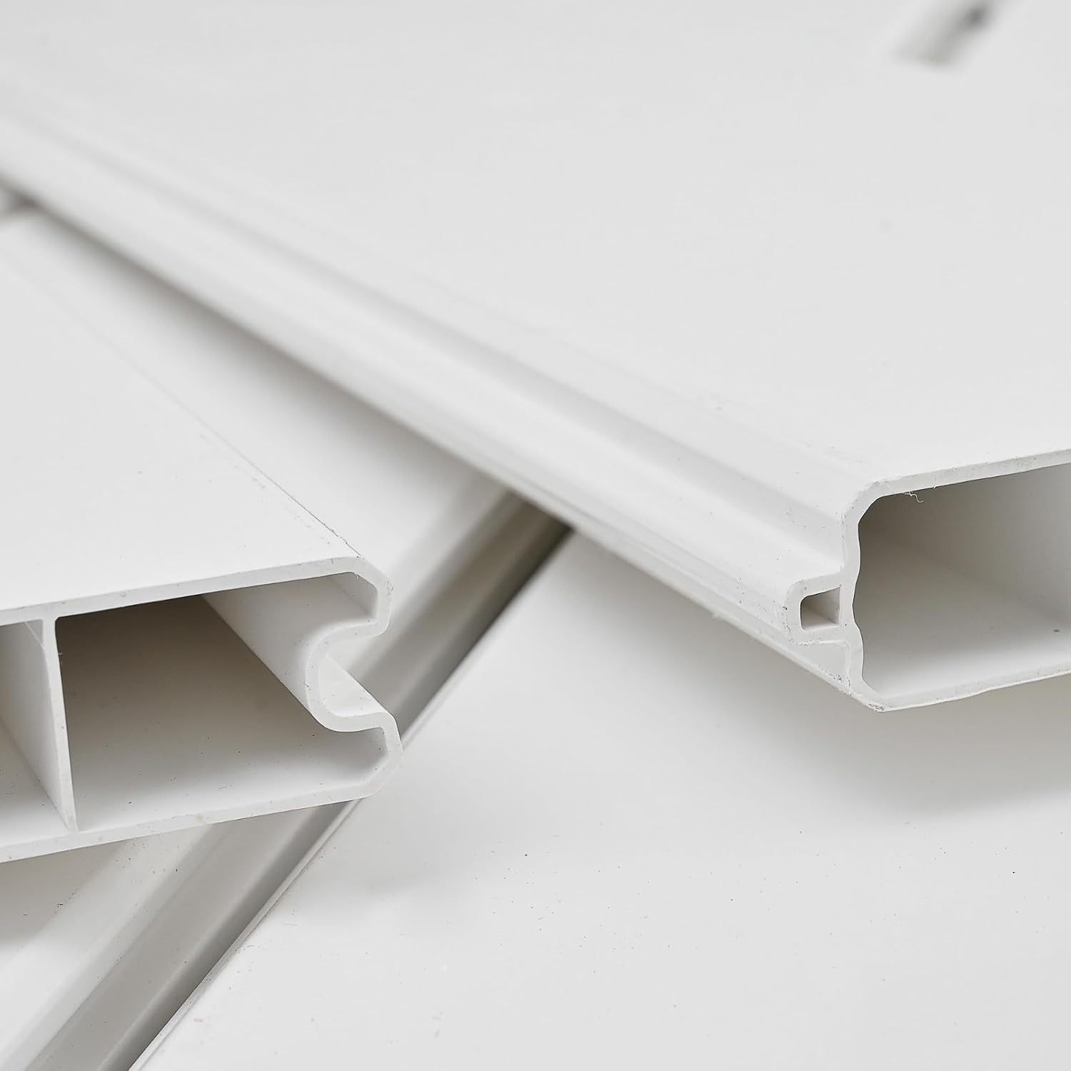 Vinyl Privy Fence Panels - 6ft.H x 6ft.W, Set of 2 Pcs Compatible with Outdoor Privy and Security