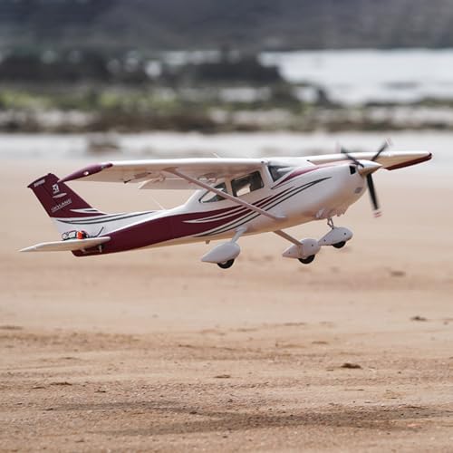 Fms Rc Planes for Beginners Remote Control Airplane for Adults Single-Engine Propeller Airplane 1500MM Cessna 182 Blue 6 Channel Hobby Rc Airplanes PNP (No Radio, Battery, Charger)