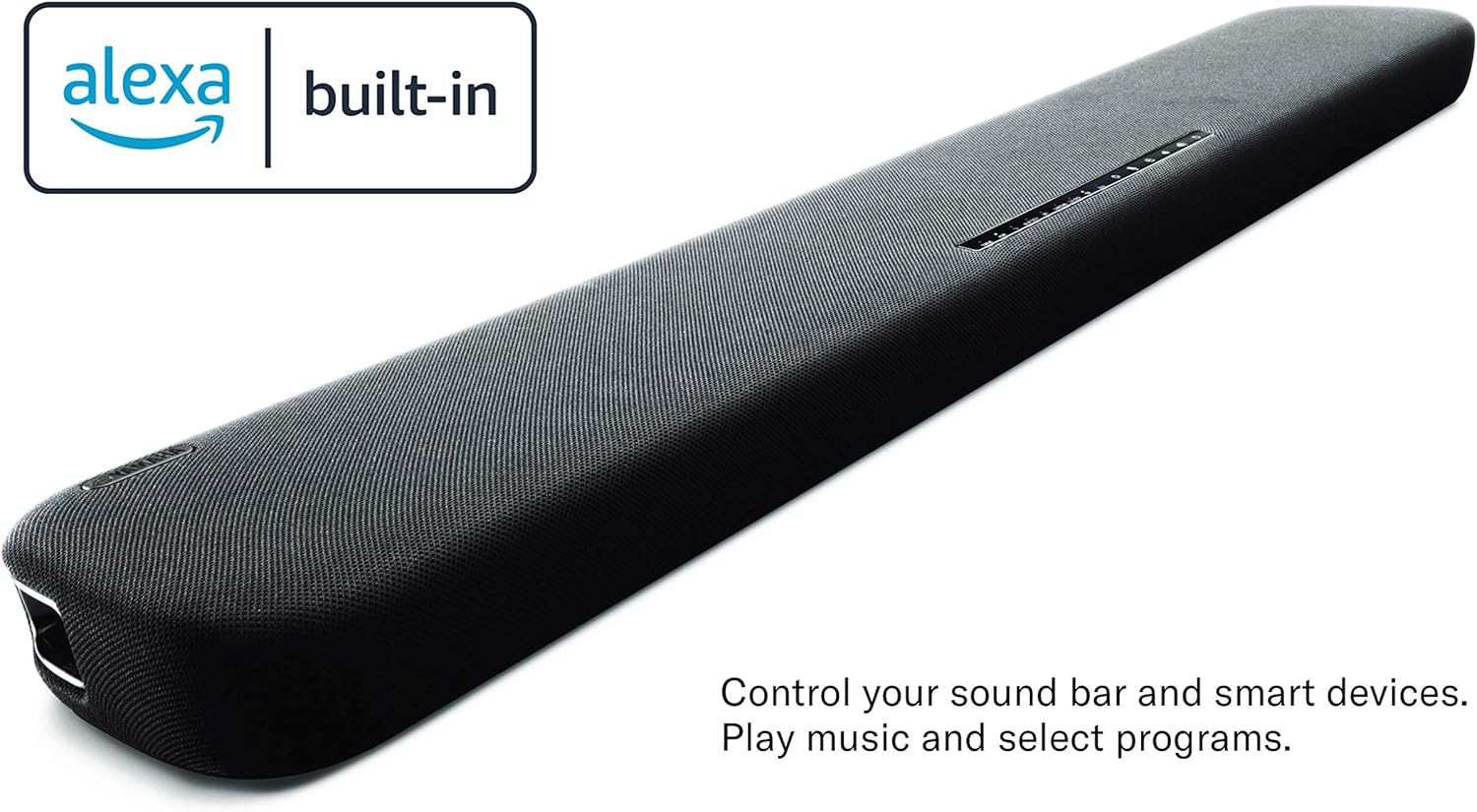 YAMAHA YAS-109 Sound Bar with Built-In Subwoofers, Bluetooth, and Alexa Voice Control Built-In