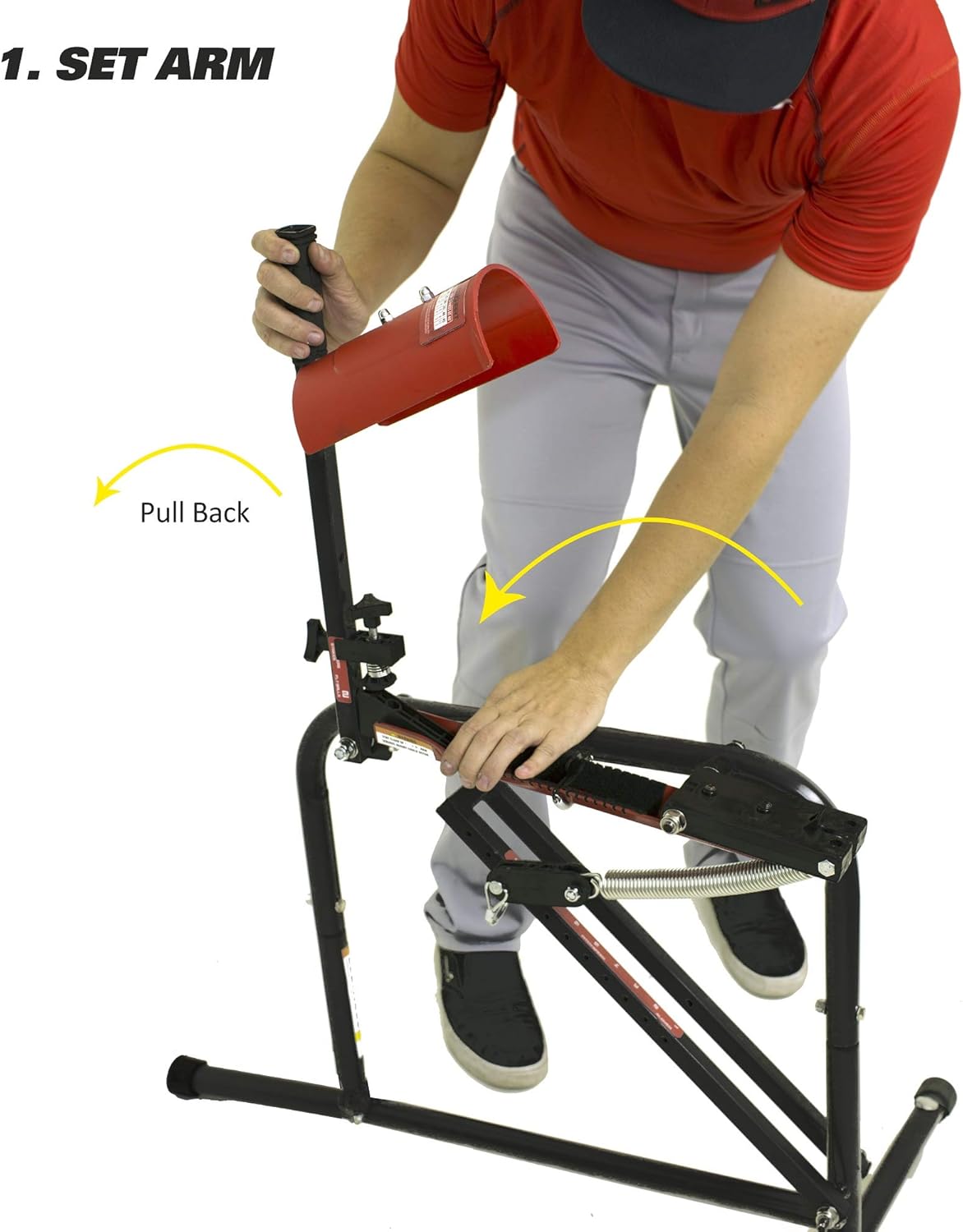 Heater SPORTS Perfect Pitch 50 MPH Baseball & Softball Pitching Machine for Kids, Teens, Adults, Pitch League, and Coach Pitch - PP149