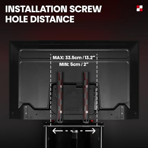 RACGTING Racing Simulator Cockpit with TV Monitor Stand for G920 G29 G923, for Thrustmaster T248X T248 T300 T150 458 TX