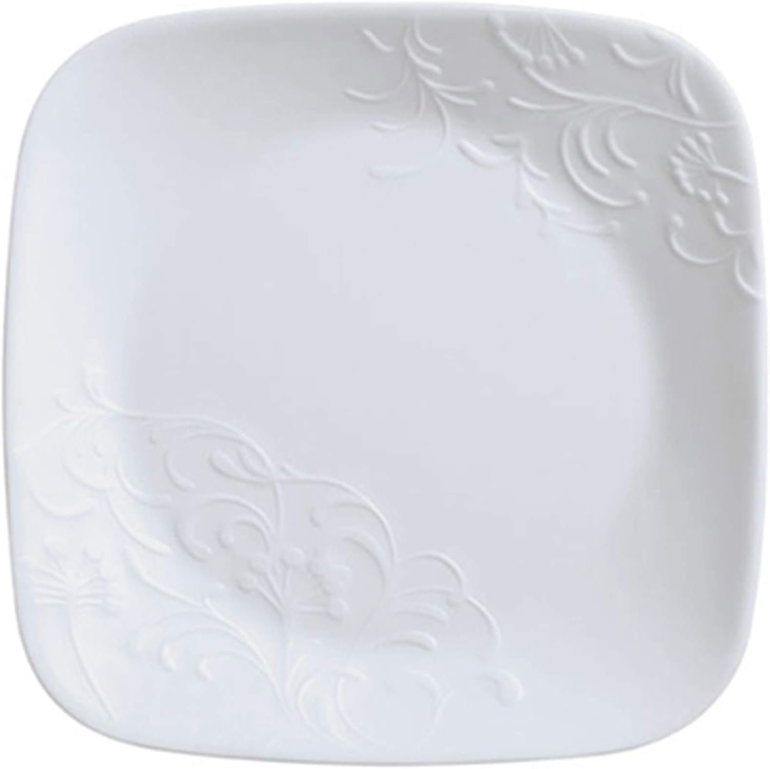 Corelle Cherish Chip & Break Resistant 18pc Dinner Set, Service for 6, Vitrelle glass