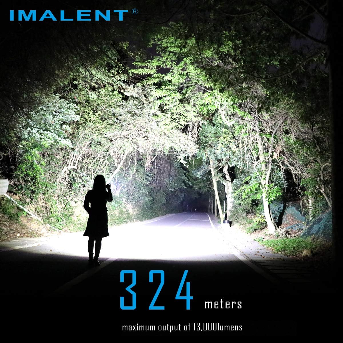 IMALENT MS03 EDC Flashlight 13000 Lumens, Cree XHP70.2nd LEDs Super Bright Led Rechargeable Flashlight, Suitable for Searching, Patrol and Fishing