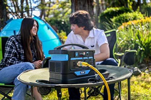 Pulsar Portable Power Station PPS1000, 888Wh Lithium Battery Backup, 1000W Pure Since Wave AC Outlets, USB C, Solar Generator Power Supply for Outdoor Camping Travel Hunting Fishing Emergency
