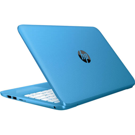 HP Stream 11-y010nr 11.6x22 Laptop - Celeron N3060 - 4 GB RAM - 32 GB SSD - Aqua Blue - Windows 10 Home