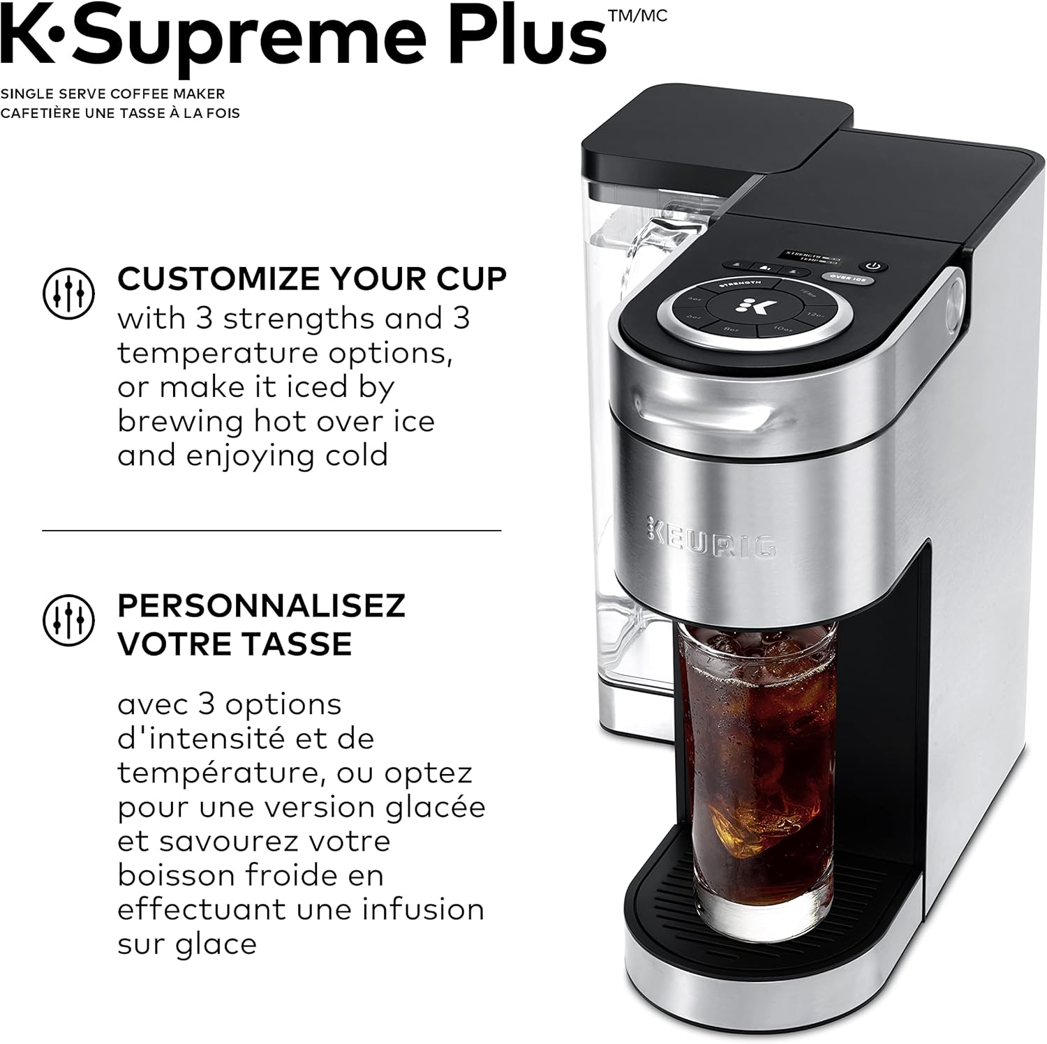 K-Supreme Plus Single Serve K-Cup Pod Coffee Maker