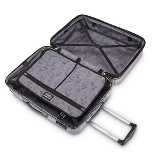 Samsonite Winfield 3 DLX Hardside Expandable Luggage with Spinners, Silver, Carry-On 20-Inch
