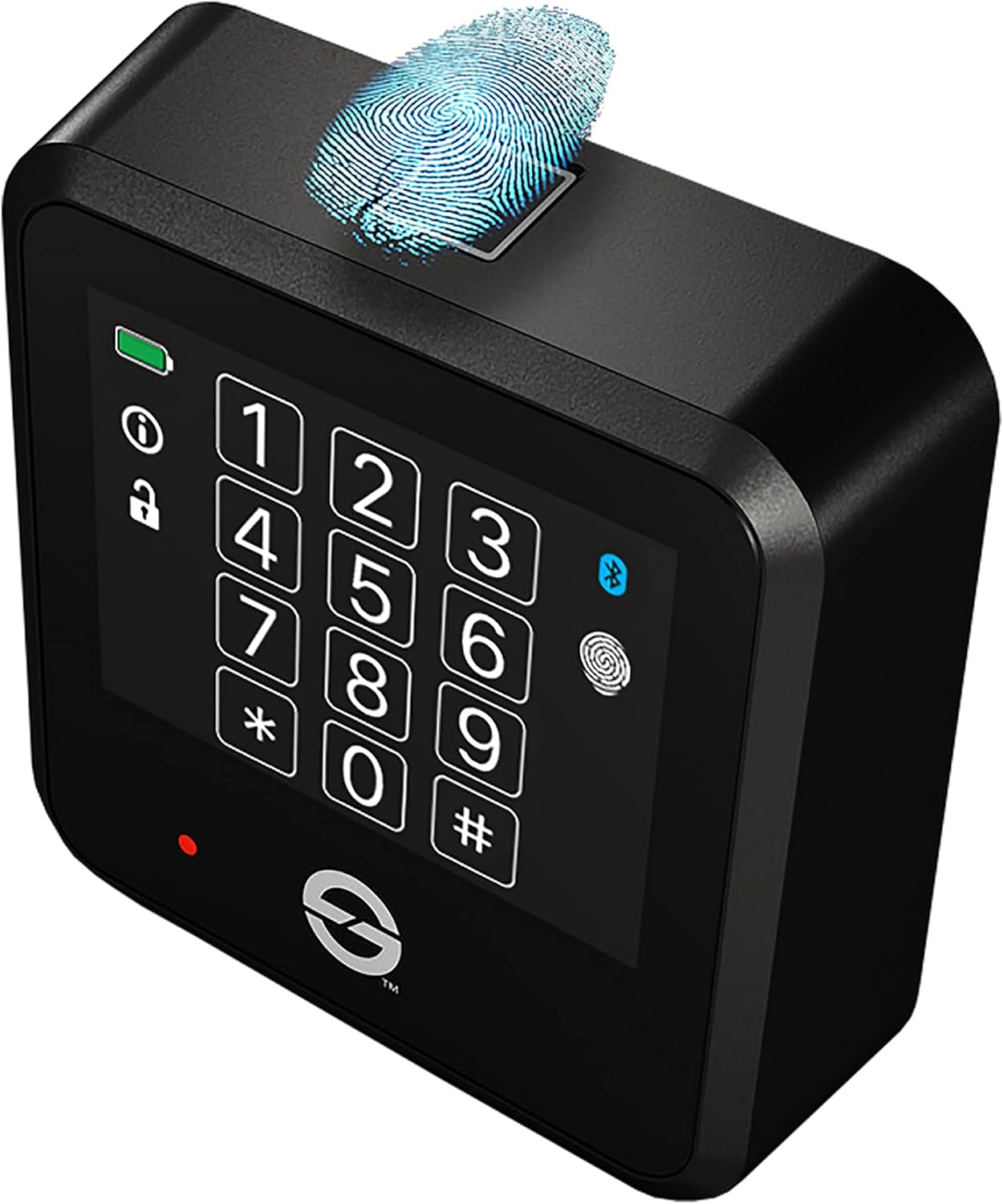 Sargent and Greenleaf I-Series Biometric Keypad, Digital Fingerprint Keypad Lock, Digital Keypad Lock, Fingerprint Safe Lock, Fingerprint Lock, Secure Valuables
