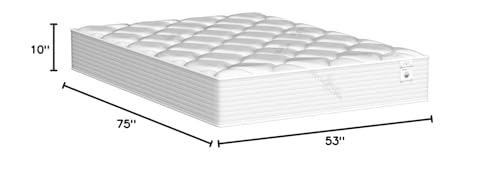 Oliver & Smith Full Size Mattress - 8 Inch Hybrid Full Mattress - Pocketed Coil Springs & High Density Premium Cold Foam with Breathable Polyester Cover - Comfort Tight Top- Medium Firm