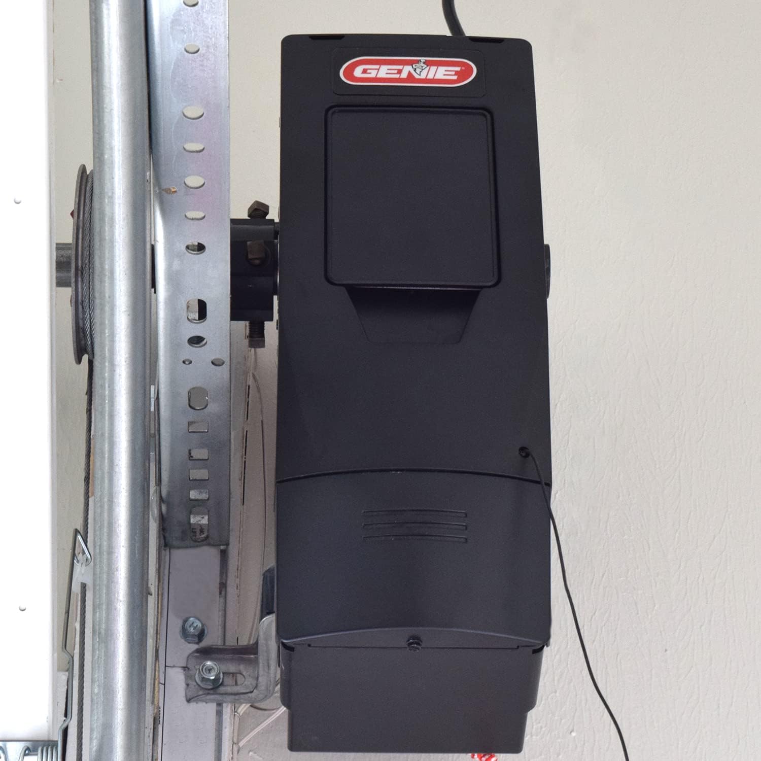 Genie 6072H-B Wall Mount Garage Door Opener with Battery Backup, Wall Mounted & Space Saving & 6072H-O Residential Wall Mounted Garage Door Opener, Black