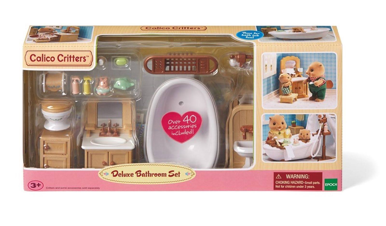 Calico Critters Deluxe Bathroom Set