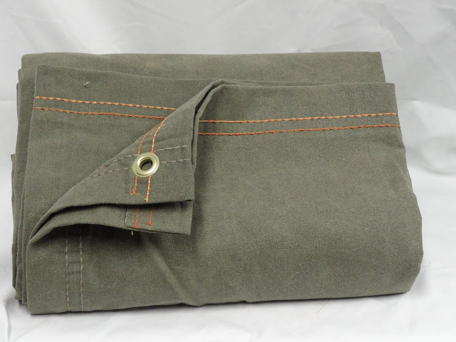 10' x 16' Olive Drab Canvas Tarp