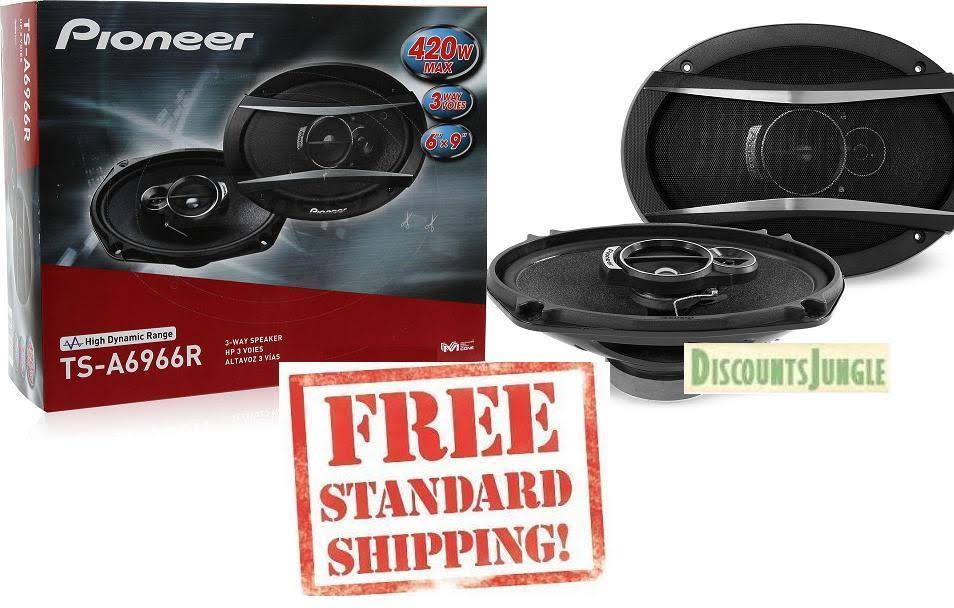 Pioneer Ts-a6966r 6x22x9x22 3-Way Car Speakers