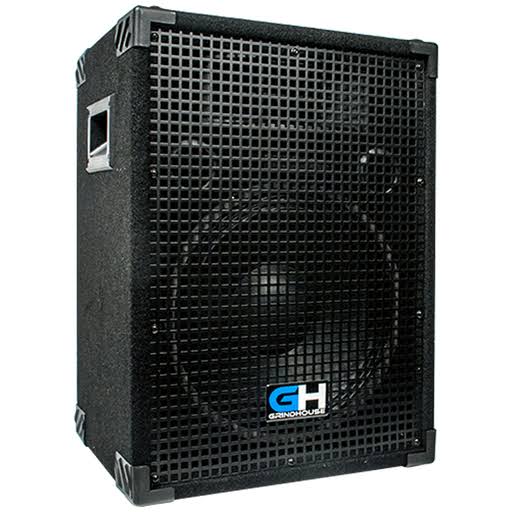Grindhouse Speakers - GH12L - Passive 12 inch 2-Way Pa/dj Loudspeaker Cabinet - 700 Watt Full Range Pa/dj Band Live Sound Speaker