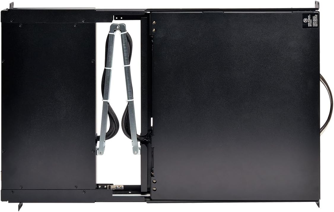 Tripp Lite Rack Console 1URM DVI, VGA for KVM Switch, 19" LCD 1080p Rack-Mount TAA (B021-000-19-HD2)