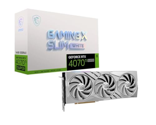 MSI GeForce RTX 4070 Super 12G Ventus 3X OC Gaming Video Card - 12GB GDDR6X, PCI Express Gen 4, 192-bit, 3X DP v 1.4a, HDMI 2.1a (Supports 4K & 8K HDR)