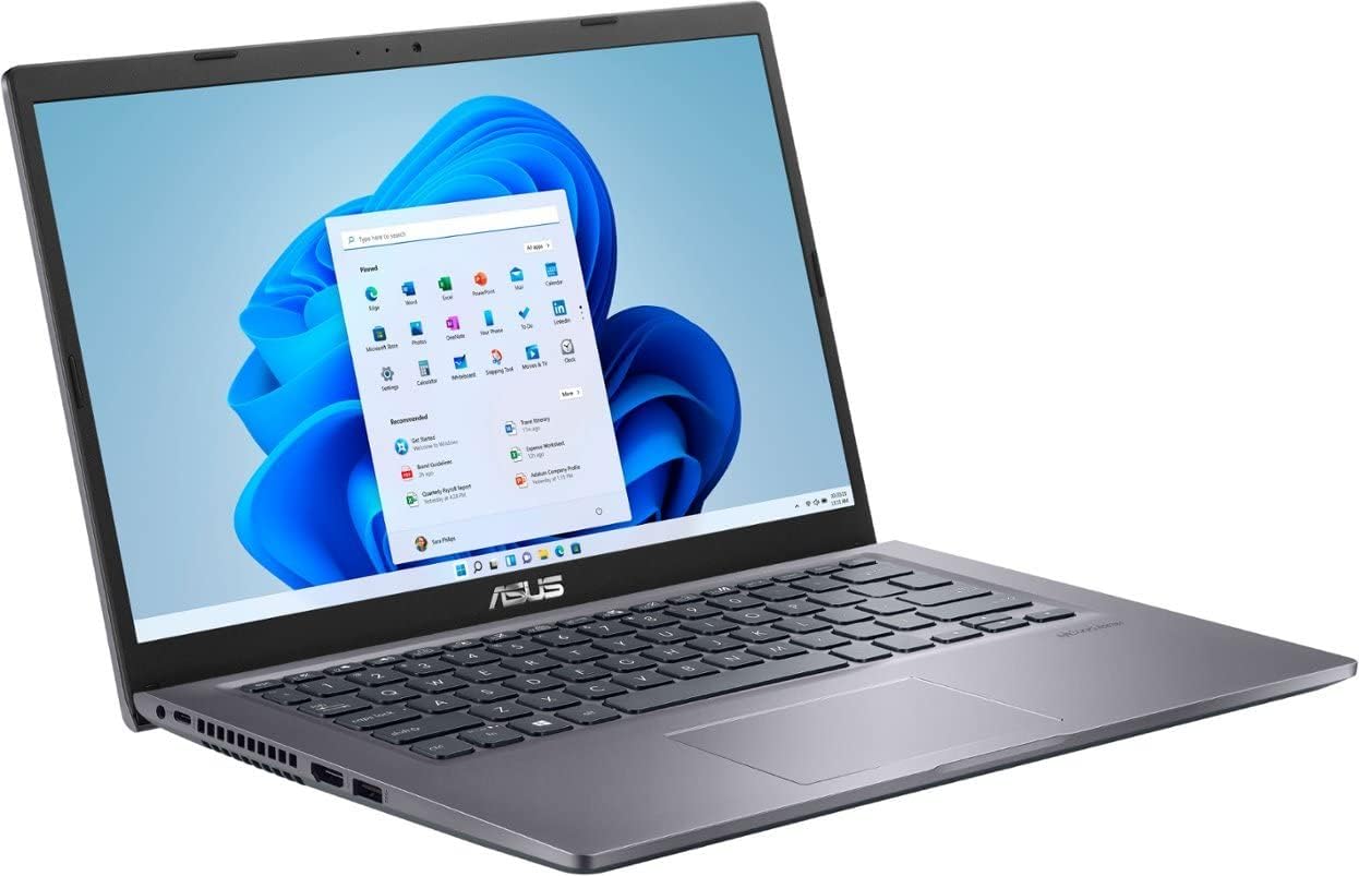 ASUS Vivobook 14'' HD Light and Thin Laptop 2023 Newest, AMD Ryzen 3 3250 (Up to 3.5GHz), Intel HD Graphics 5000, 12GB RAM, 512GB PCIe SSD, Wi-Fi 5, HDMI, Win 11 Home, Grey + 3in1 Accessories