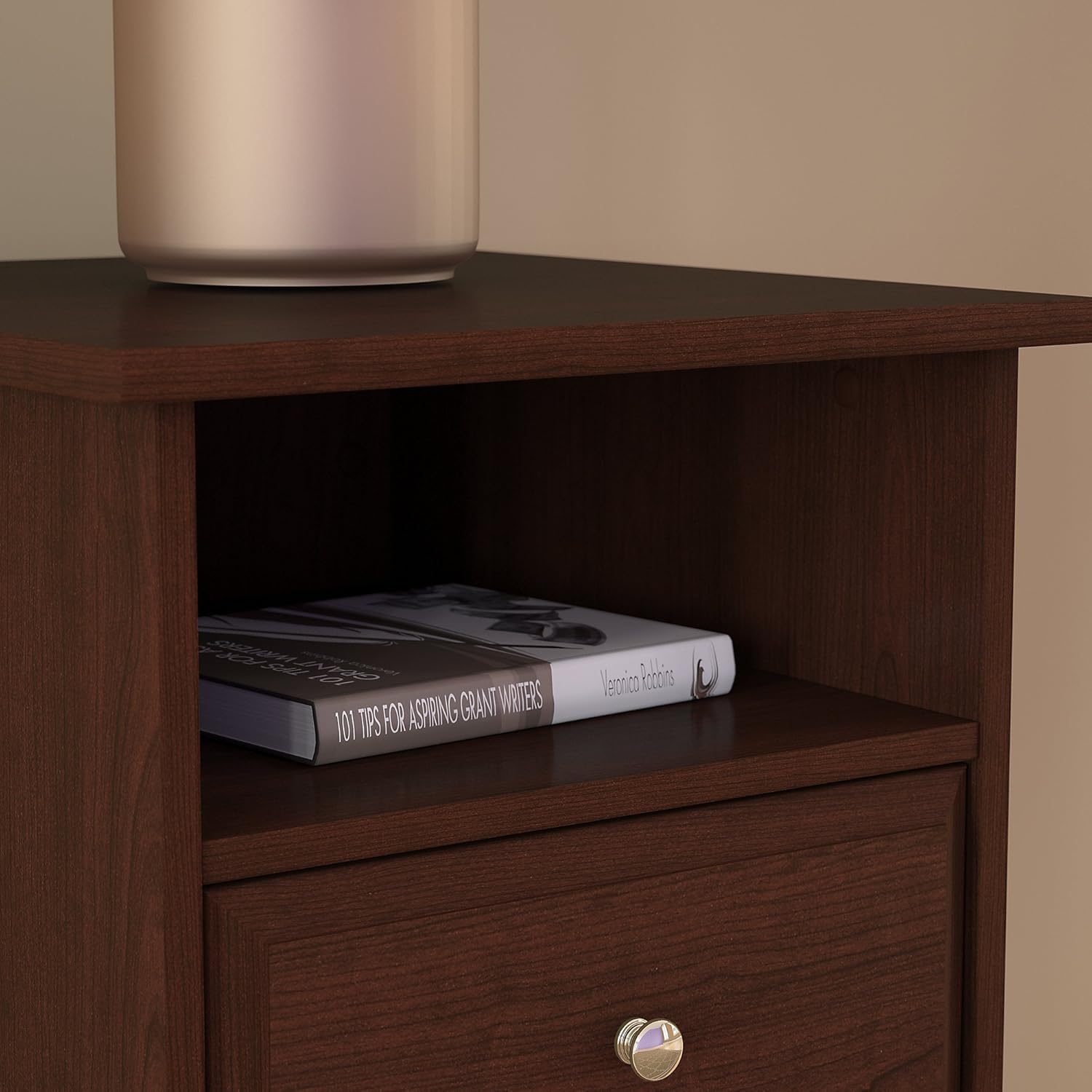 Bush Furniture Cabot 2 Drawer File Cabinet, Harvest Cherry