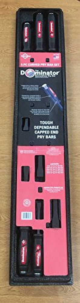 Mayhew 61366 Dominator Pry Bar Set, Curved, 5-Piece