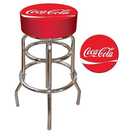 Trademark Global Coca-Cola Pub Stool