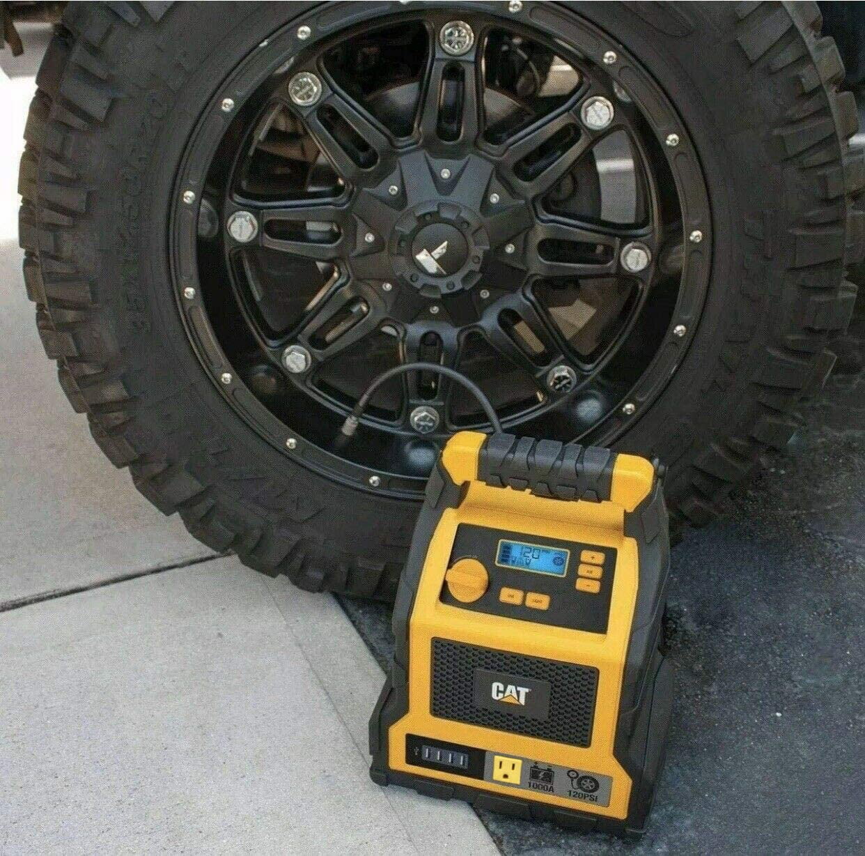 CAT 3-in-1 1000Amp Power Station with Jump Starter and Compressor