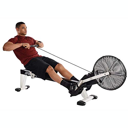 Stamina Air Rower Fitness Rowing Machine, Black