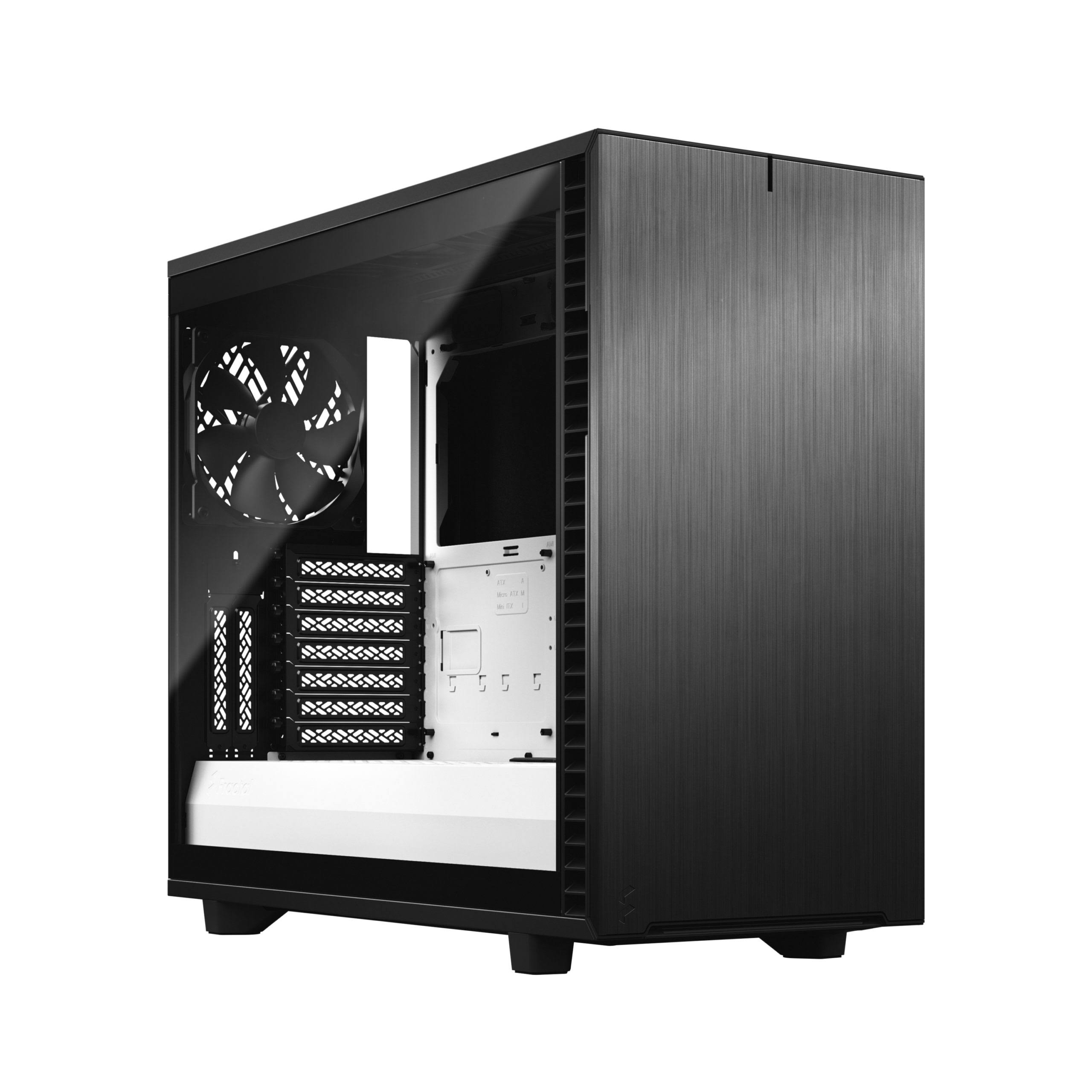 Fractal Design Define 7 Black White TG Clear Mid-Tower Computer Case