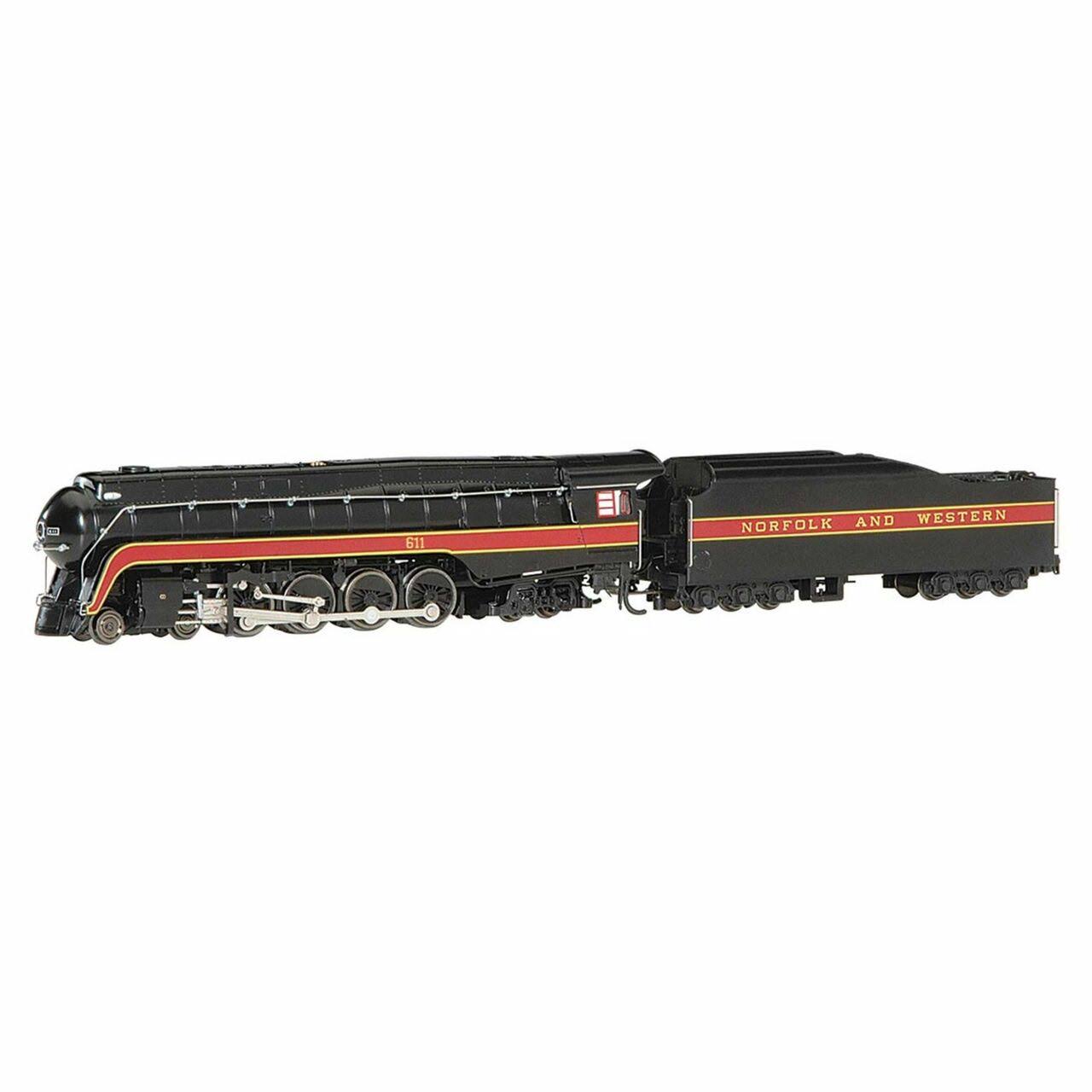 Bachmann Norfolk u0026 Western #611 - Class J 4-8-4 DCC Econami , N Scale