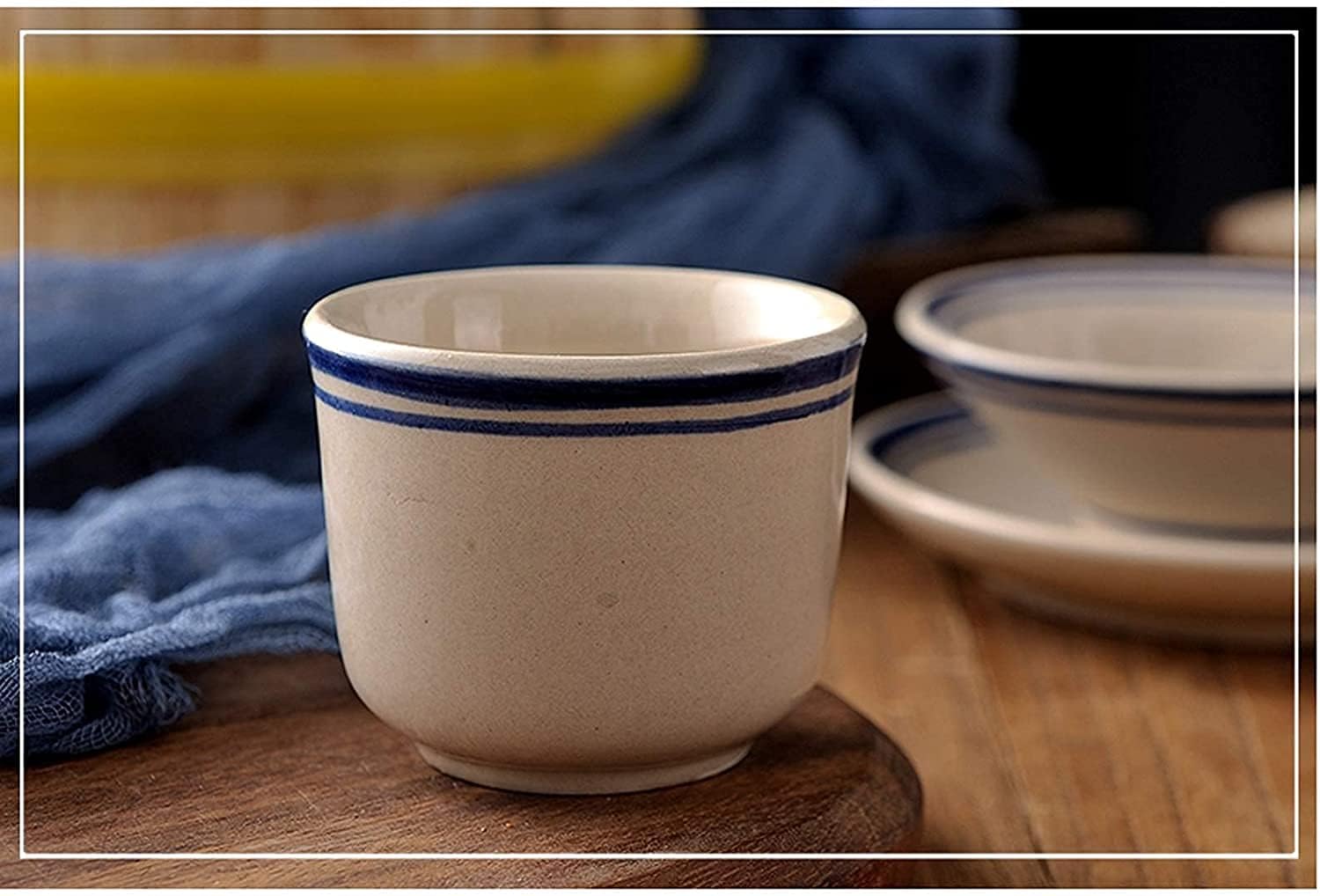 Special Restaurant Dinnerware Set Party Dinner Set Old-Fashioned Four-Piece Bowl, Dish and Plate Porcelain Special Set Restaurant Tableware Ceramic Table Porcelain Dinnerware