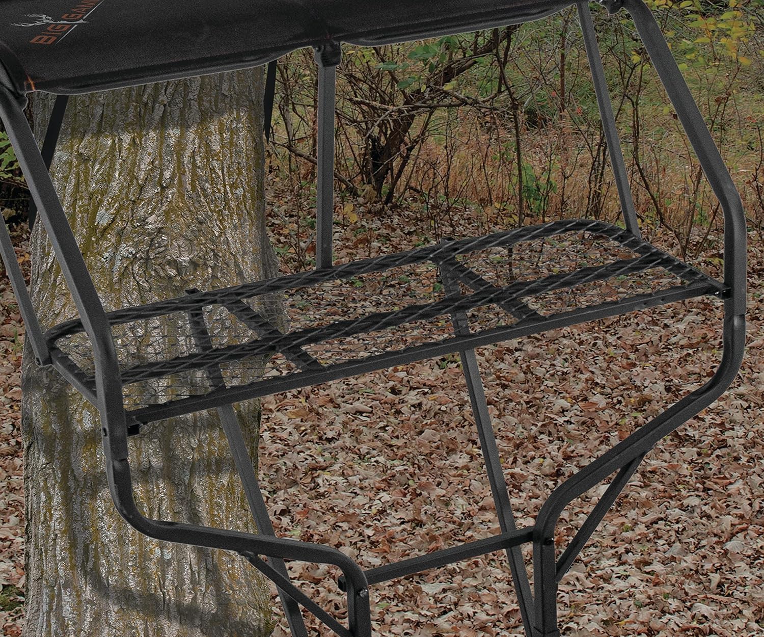 Muddy Legend XLT 2 Man Tree Stand 18 FT. - 500 lb. Rated - 2 Four Point Harnesses -Flex-Tek Seats