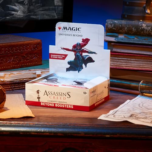 Magic: The Gathering - Assassin’s Creed Beyond Booster Box | 24 Beyond Boosters (7 Cards in Each Pack) | Collectible Trading Card Game for Ages 13+