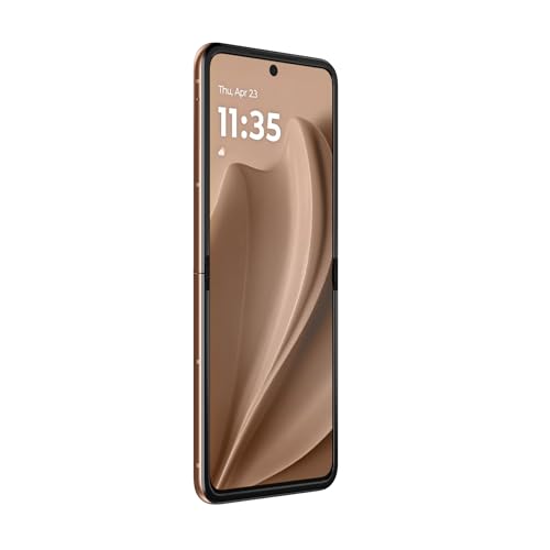 Motorola Razr+ 2025 | Unlocked | Made for US 12/256GB | 50MP Camera | Pantone Mocha Mousse