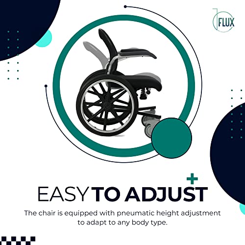 Daily Indoor Wheelchairs for Adults - Slim-Line Steel Narrow Wheelchair for Limited Spaces – 40lb Weight Adjustable Wheelchair – House Wheelchair w/Footplates, Handrings, & Push Handles