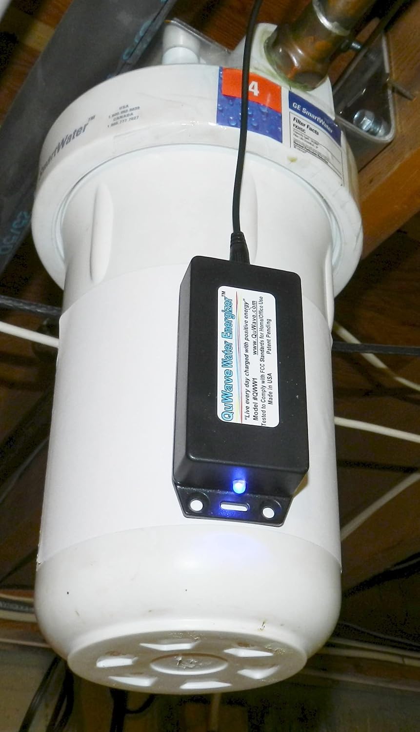 Chi-Orgone Energy Generator. Use on Water Pipes/Hoses, Water Filters, and All Water Processing Equipment. Increases Cellular Hydration. (Model QWE2)