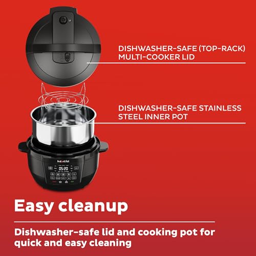 Instant Instant Pot Rio Wide Base Programmable Outer Lid Automatic pressure cooker