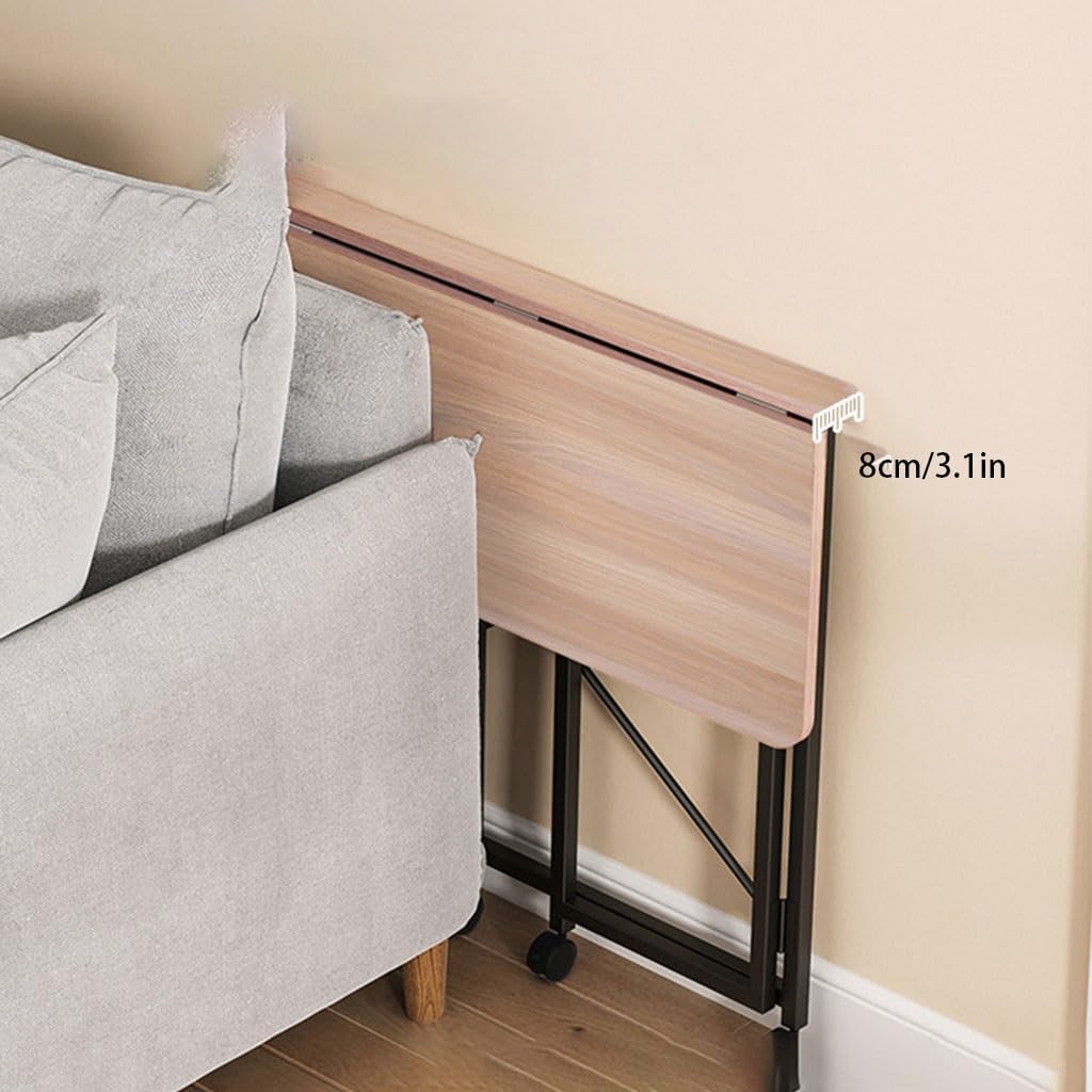 Portable Computer Desk Space-Saving Multi-Functional Standing Desk Folding Easy to Assemble Office Desk for Small Spaces
