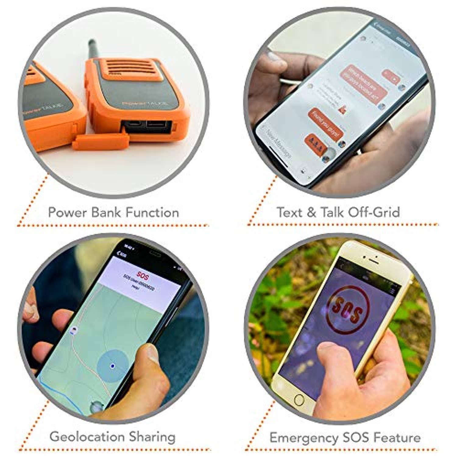 Power Talkie Off Grid Communication Device - with Talk u0026 Messenger Communicator