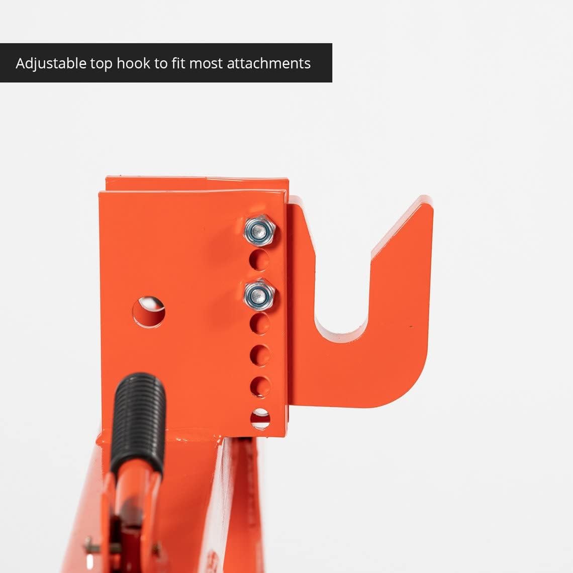 Titan Attachments Orange Category 1 and 2, 3 Point Quick Hitch