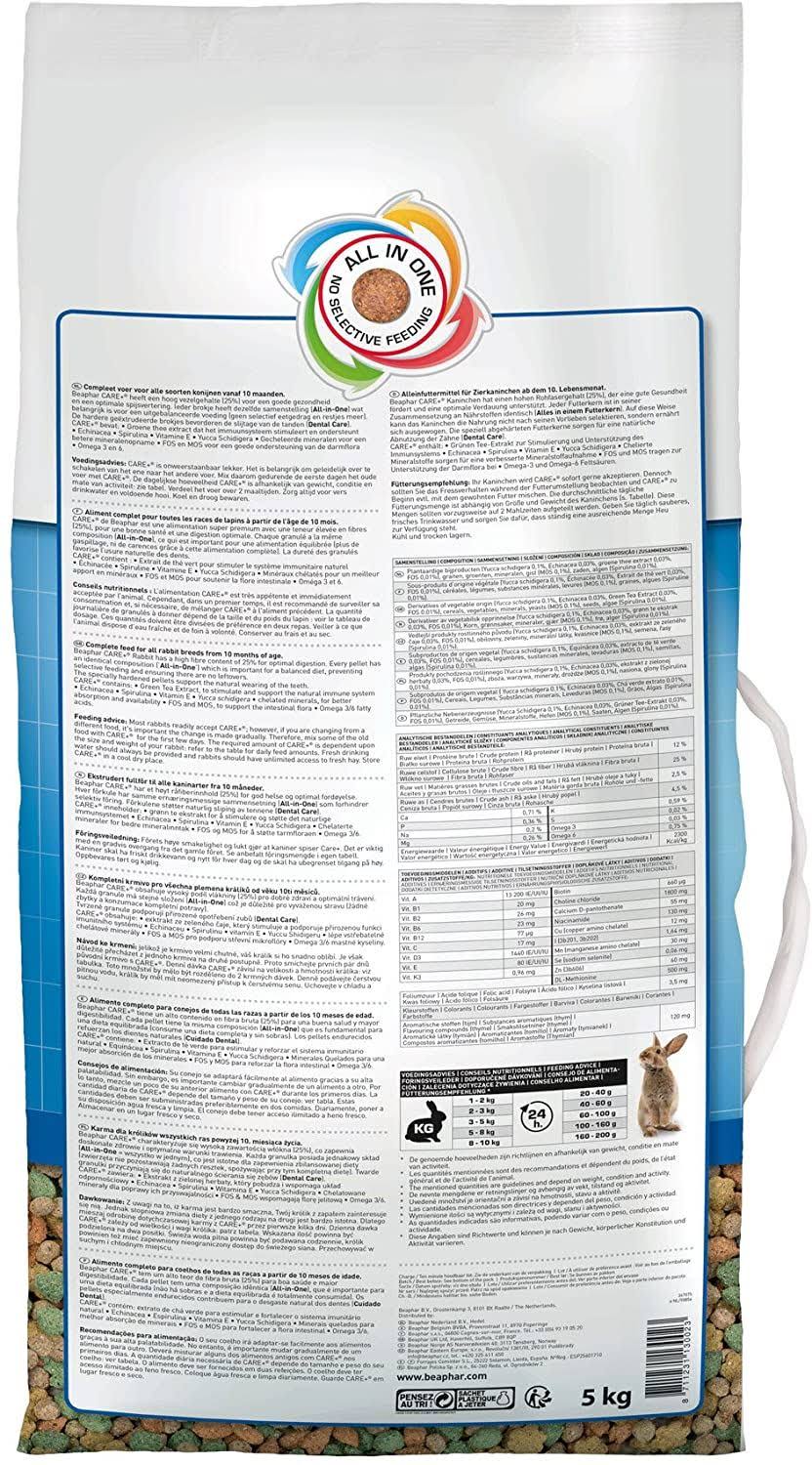 Beaphar Care+ Rabbit Food - 5kg